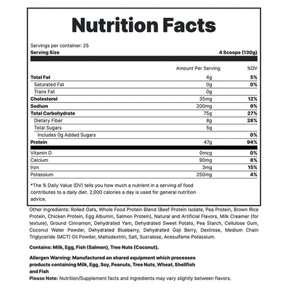 MRE 7lb Whole Food Meal Replacement