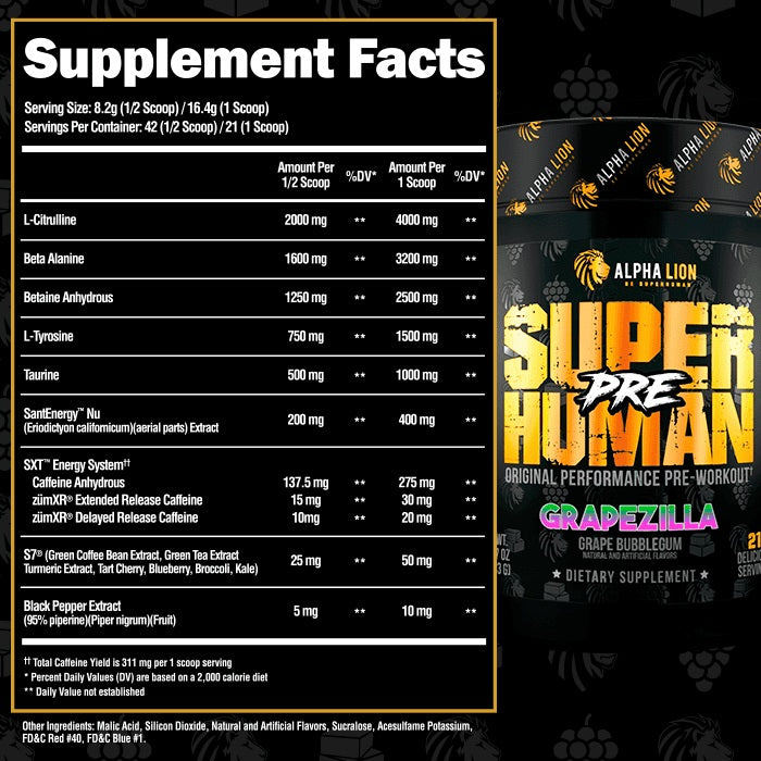 Super-Human Pre Workout