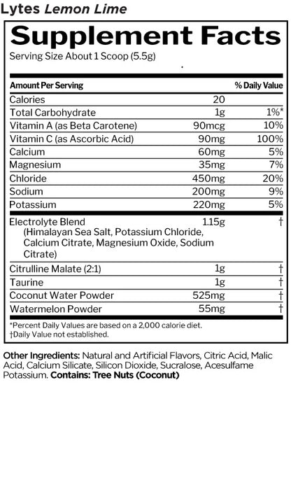 Lytes+ 40 Serving Lemon Lime