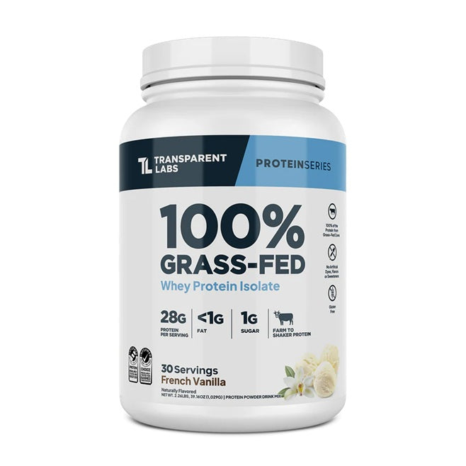 100% Grass-Fed Whey Protein Isolate 2lb